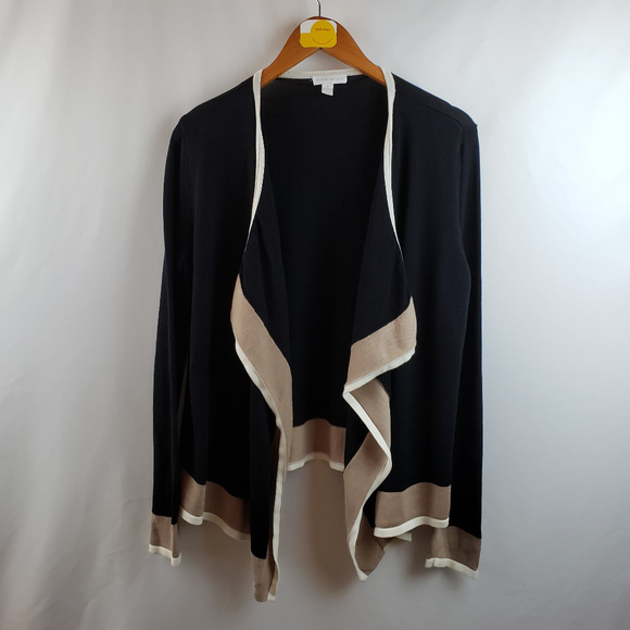 Charter Club Ruffle Open Front Cardigan Sweater